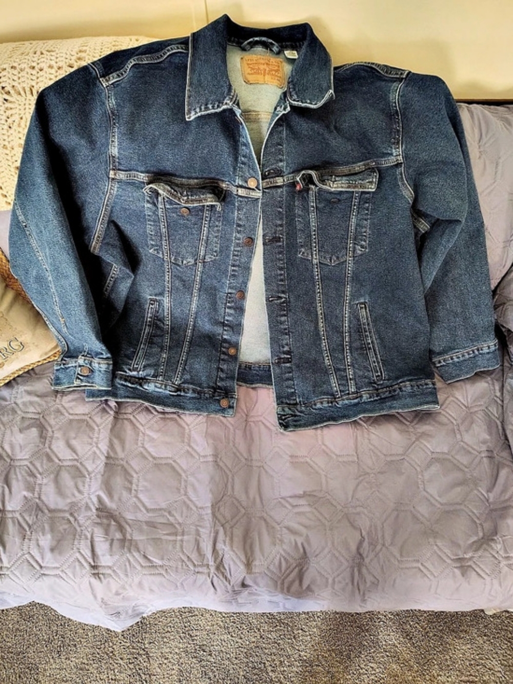 Levi's Big & Tall Trucker Jacket Men's Denim Jacket 4XL